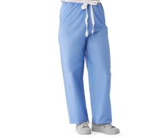 Encore Unisex Reversible Drawstring Scrub Pants with Angelica Color-Coding, Size 2XL Regular Inseam, Ceil Blue