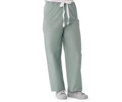 Encore Unisex Reversible Drawstring Scrub Pants with Medline Color-Coding, Size S Regular Inseam, Misty