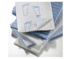Towel Patient 13.5 in x 18 in Blue 3 Ply Tissue / Poly 500/C