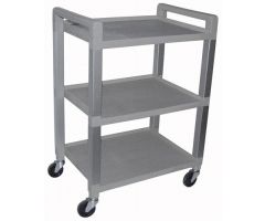 Utility Poly Cart w/3 Shelves