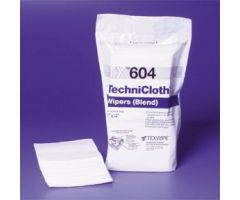 Cleanroom Wipe TexWipe TechniCloth ISO Class 6-7 White NonSterile Cellulose / Polyester 9 X 9 Inch Disposable