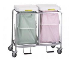 Double Hamper with Bags 4 Casters 30 to 35 gal. 709452