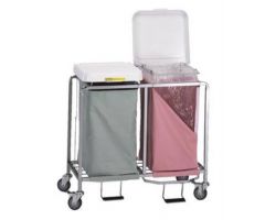 Double Hamper with Bags 4 Casters 30 to 35 gal. 709928