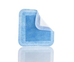 HydraLock SA Super-Absorbent Wound Dressing with Non-Adherent Contact Surface and Waterproof Backing - 6" x 10"