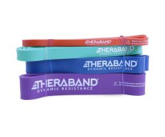 TheraBand High Resistance - Full Set - 1 Light/1 Medium/1 Heavy/1 X-Heavy