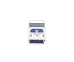 Patented Infection Control Shower Commode Chair DNE-710-4L-FF