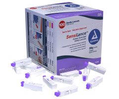 Button Activated Safety Lancets - Sterile, 28G, 1.8 mm, 10/100/cs