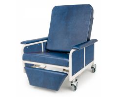 Recl Bari Wine 25.25" Seat Wd 850 Lb Wgt Cap-Portwine