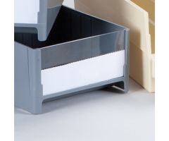 Bin Labels for 1410-1438, 1470-1471, 19055-19056 and 4 Inch Macbick Patient Drawer, Fanfolded