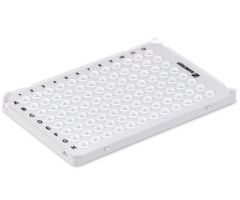 PCR plate half skirt, 96 well, white 72.1981.010