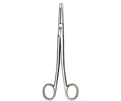 Facelift Scissors Sklar Gorney 9 Inch Length OR Grade Stainless Steel NonSterile Finger Ring Handle Straight Blunt Tip / Blunt Tip