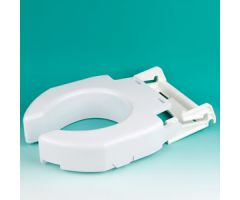 Ableware Secure-Bolt Hinged Elevated Toilet Seat-Standard
