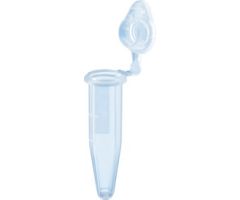 PCR single tube, 0.5 ml, PCR Performance Tested, transparent, PP, flat cap