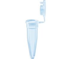 PCR single tube, 0.2 ml, PCR Performance Tested, transparent, PP, flat cap