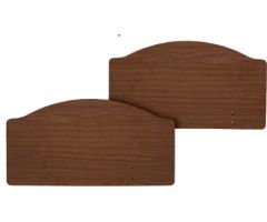 HEAD/FOOT BOARD, F/ZENITH BED CTR CROWN WLD CHERRY GF D/S