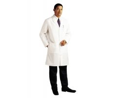 Lab Coat White Size 50 Knee Length Reusable