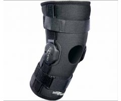 Knee Brace Drytex  Hinged Knee 2X-Large Pull-On / Hook and Loop Strap Closure 26-1/2 to 29-1/2 Inch Circumference Left or Right Knee
