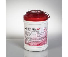 Sani-Cloth Plus Germicidal Wipes, 6 x 6, Canister, Case