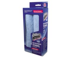 Large-Sized Microfiber Towels Two-Pack, 15 x 15, Unscented, Blue, 2/Pack