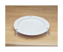 Ableware 745310050 Inner-Lip Plate with Suction Cups-Sandstone