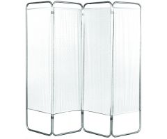 Four Panel Privacy Screen With Wheels