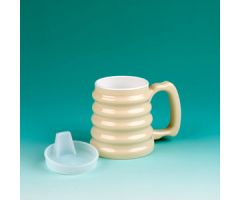 Ableware Hand-to-Hand Mug with Lid by Maddak