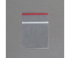 Premium Red Line Reclosable Bags, Single-Track, 2 x 2
