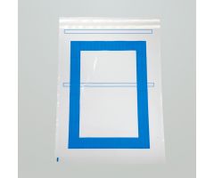 Security Bags w/ Blue Border for Full-Size Crash Cart Boxes, 29 x 20