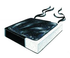 Stary Night Gel-Foam 18"X18" Vinyl Cushion