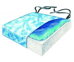 Bimini Blue Gel-Foam 16" Vinyl Cushion
