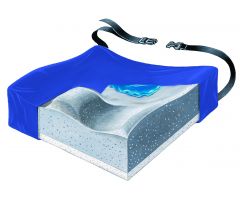 Contour Plus+ 18" Foam Wedge Cushion w/Gel Pad & LSII Cover