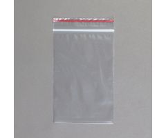 Premium Red Line Reclosable Bags, Single-Track, 4 x 6