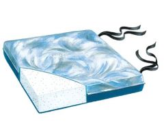 Comfort Foam 18" x18" Two Color Vinyl Cushion w/ LSII Cover, 3"H