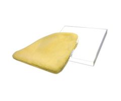 Solid Foam Cushion w/Sheepskin Cover, 3"H