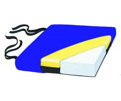 Comfort Foam 18"x18" Two Color Vinyl Cushion, 3"H