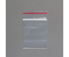 Premium Red Line Reclosable Bags, Double-Track, 2.5 x 3