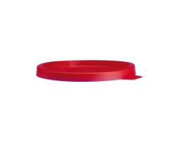 Snap-on lid, without spout, PE, red