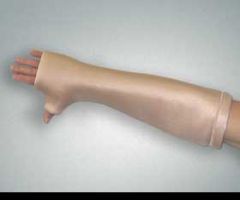 Protective Arm Tube with Knuckle Protector DermaSaver Small