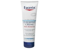 Hand and Body Moisturizer Eucerin Skin Calming 8 oz. Tube Unscented Cream