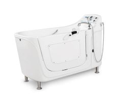 Side Entry Whirlpool Tub with Seat Lift TheraPure White