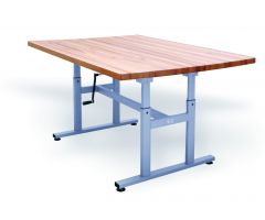 TABLE, WORK BUTCHER BLOCK D/S