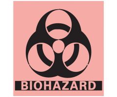 Label Biohazard Pre-Cut 5x5 250/Rl 250/Rl