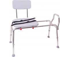 Sliding Transfer Bench with Seat and Back