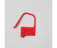 Heavy-Duty Padlock Seals, Unnumbered, Red
