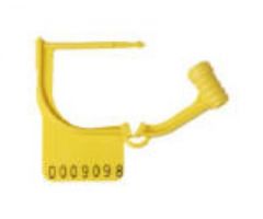 Tamper Evident Seal Yellow Plastic Small