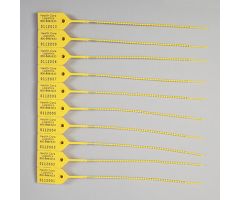 Pull-Tight Seals, Consecutively Numbered, Yellow, Case