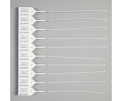 Pull-Tight Seals, Consecutively Numbered, White, Case