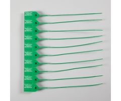 Pull-Tight Seals, Consecutively Numbered, Green