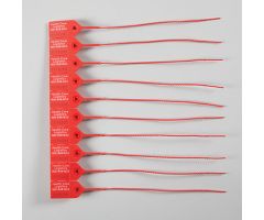 Pull-Tight Seals, Consecutively Numbered, Red