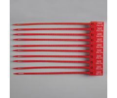 Extra Heavy-Duty Pull-Tight Seals, Red, Case